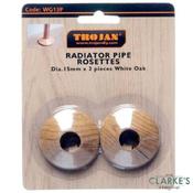Radiator Pipe Covers White Oak