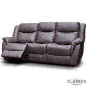 Walton 3 Seater Recliner Sofa Dark Grey