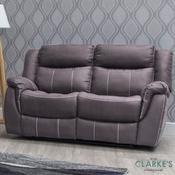 Walton 2 Seater Recliner Sofa Dark Grey