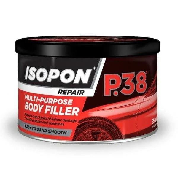 Isopon P38 Body Filler 250ml - Repair Dents & Scratches
