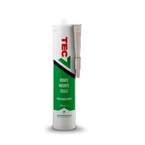 Tec 7 Silicone Glue Mount Beige Sealant - Bonds, Mounts, Seals Underwater