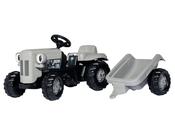 Rolly Kids Little Grey Fergie Pedal Tractor &amp; Trailer image
