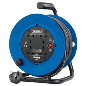 Draper 230V Four Socket Industrial Cable Reel 50M image