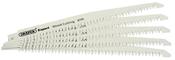 Expert 200mm 6tpi Bi-Metal Reciprocating Saw Blades for Wood Cutting - Pack of 5 Blades