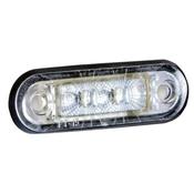 12/24V LED Flush Marker Light (Blue) - IP67, ECE Approved (LG112B) image