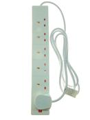 Powermaster 6 Gang 2m 13A Extension Lead - Multi-Socket Power Strip