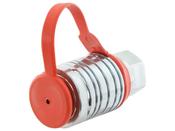 Sparex Red PVC Dust Plug - Fits 1/2" Female Coupling | Durable &amp; Protective