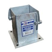 150mm Galvanised Bolt Down - Heavy-Duty Post Support for Decking &amp; Pergolas