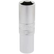 Draper 6 Point Metric Deep Socket, 1/2" Sq, Dr, 17mm image