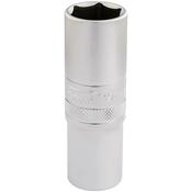 Draper 6 Point Deep Socket, 1/4" Sq, Dr 19mm image