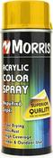 Morris Spray Paint Acrylic with Shiny Effect Daffodil Yellow - RAL 1007 image