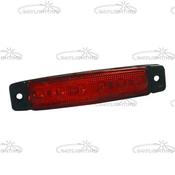 247 Red LED Marker Lamp - IP65 Rated, 12-24V Surface Mount Light - CA 9315R image