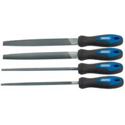 Draper 200mm Soft Grip Engineers File Set (4 Piece) image
