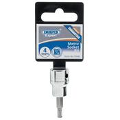 Draper 4 Mm Hexagonal X 50 Mm 3/8" Sq. Socket Bit image