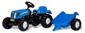 Rolly New Holland Kids Pedal Tractor with Trailer image