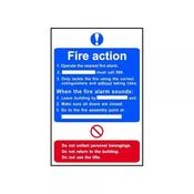 Safety Sign Fire Action image