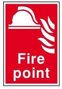 Safety Sign Fire Point