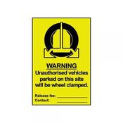 Sign Unauthorised Vechicles image