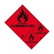 Sign Flammable Gas Class 2