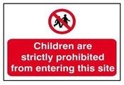Sign Childern Prohibited Large image