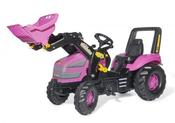 Rolly Kids Pink X-Trac Pedal Tractor image