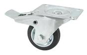 Castor Rubber Swivel Braked 4 inch - 90kg image