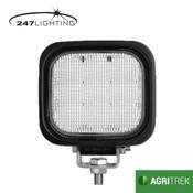 Agritrek 5 Inch Square LED Work Lamp 27W -  247 CA 5754, 9-32V Flood Beam image