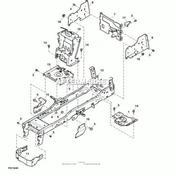 John Deere AM145354 - Pedestal Weldment Manual Pedestal