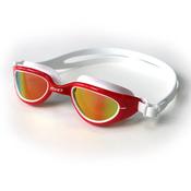 Zone3 Attack Polarized Swim Goggles - Revo Gold Red/White | Anti-Fog, Flexible Fit image