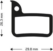 Aztec Sintered Disc Brake Pads For Sram Red/Rival Callipers