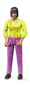 Bruder Woman Figure - Medium Skin Tone, Pink Jeans | 1:16 Scale Accessory