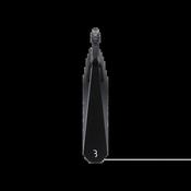 BBB FatFender BFD-35R Rear Fender Black 26-29" - Wide MTB Mudguard for Fat Bikes