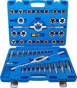 Tap and Die Set, M6 - M24, 45 pcs | GCr15 Steel, Internal &amp; External Threads image