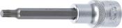 BGS 4360 Bit Socket, 100mm Length, 1/2" Drive, Spline (XZN) M6 | Chrome Vanadium Steel