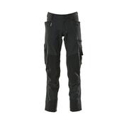 Mascot Advanced Stretch Trousers with Kneepad Pockets Black - W28.5L32 image