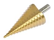 BlueSpot Step Drill 4-42mm - HSS Titanium Coated Precision Drill Bit image
