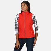 Regatta Women's Charna Insulated Diamond Quilted Bodywarmer True Red Ditsy - 16 image