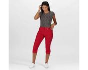 Regatta Women's Chaska II Capri Walking Trousers Dark Cerise - 18