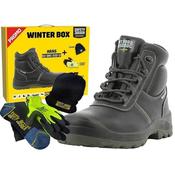 Aras Winter Box with Work boots, Winter Hat, Gloves and Socks - UK 8