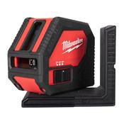 Milwaukee Alkaline Green Cross Line Laser CLL-C - 30m Range, Self-Levelling, Kitbox Included image