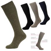 Commando HJ3000 Wool Rich Work Boot Wellington Socks - Khaki