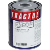 TRACTOL Deutz Dark Blue High Gloss Paint (T32745B) 1 Litre - Durable Finish for Agricultural &amp; Construction Equipment - MK49
