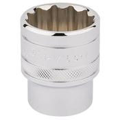 Draper Expert HI-TORQ® 12 Point Socket 1/2" Sq. Dr. 1 1/16" - Chrome Vanadium (33726)