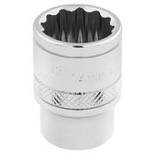 Draper HI-TORQ 12 Point Socket, 3/8" Sq. Dr., 14mm