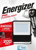 Energizer 200W LED Floodlight | 24000 Lumens, IP65, Daylight White image