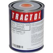 TRACTOL Paint Fiat Orange High Gloss Finish 1 Litre - Ideal for Agricultural &amp; Construction Equipment - MK2