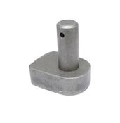G17119 Gate Eye 19mm Weld On Flat - Strong and Durable, Self-Colour Finish for Garden &amp; Farm Gates