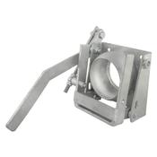 G17694 Italian Male Short Style Quick Attach Coupling - 6in, 4-Bolt Flange, Galvanised