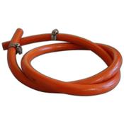 Gas Hose with Clips - 1 Metre 9mm - LPG Hose for BBQ &amp; Patio Heaters