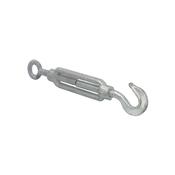 Genfitt G13277 Turnbuckle Hook &amp; Eye - 20 x 420mm | Galvanised &amp; Durable image